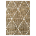 Hemp Hand Woven Rug: Loop Beni