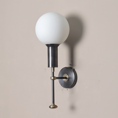 Mod Glass Globe Wall Sconce By Lamp Shaper