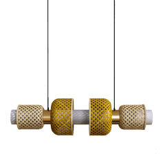 Metamorphosis Pendant Lamp\ Chandelier\ Wall light\ Ceiling light\ Wall hanging light\ Wall lamp\ Bedroom light\ Living room light\ Office light\ Bamboo lamp\ Brass finish