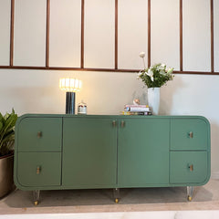 Furniture / Table / Console / Cabinet / Green Credenza / Home Furniture / House Furniture / Home Design / Shop credenza / Credenza Designs