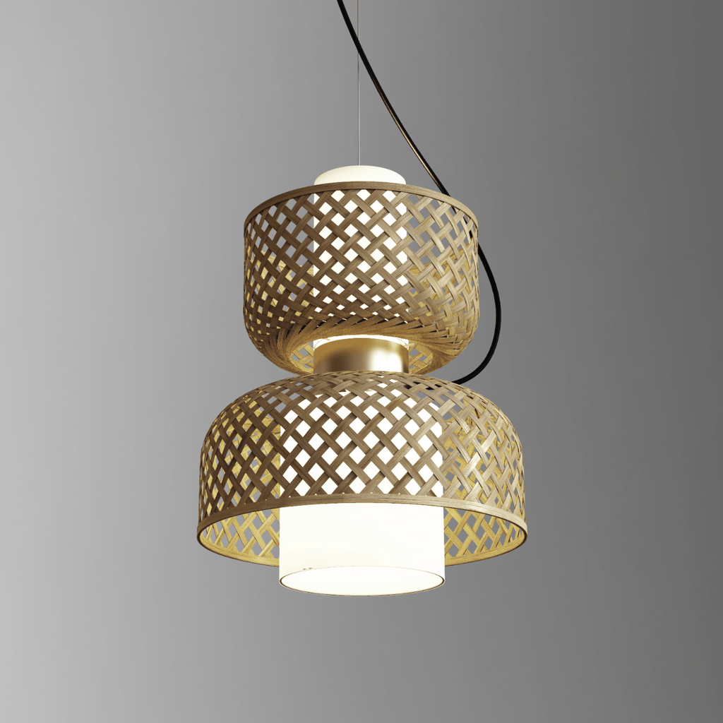 Metamorphosis Pendant Lamp H-007BA\ Wall light\ Ceiling light\ Wall hanging light\ Wall lamp\ Bedroom light\ Living room light\ Office light\ Bamboo lamp\ Brass finish