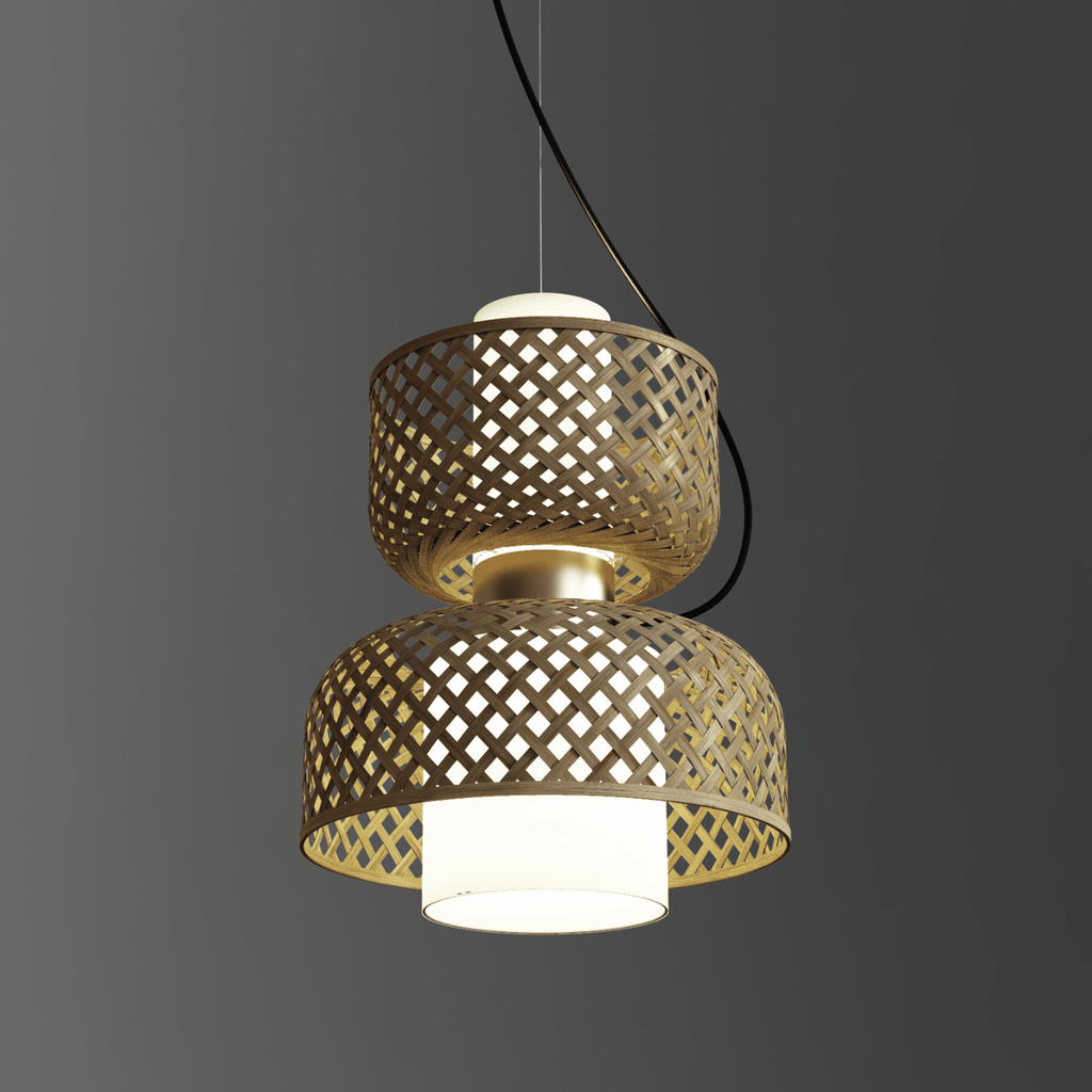 Metamorphosis Pendant Lamp H-007BA\ Wall light\ Ceiling light\ Wall hanging light\ Wall lamp\ Bedroom light\ Living room light\ Office light\ Bamboo lamp\ Brass finish