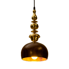 Brass & Wood Temple-Inspired Design