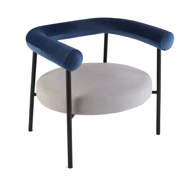 Shop Furniture \ Shop Chair \ Lounge Chair \ Shop Seating \ Shop Dining chair \ Round Chair \ Shop Office chair \ Shop Study Chair \ White chair \ Blue Chair \  \ Upholstered Seating \ Backrest chair