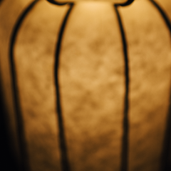 Close view of Kanso Pendant Light | Handmade Hanging Lamp