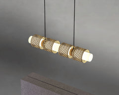 Customize the hanging length of Bamboo Pendant Lamp to suit your space