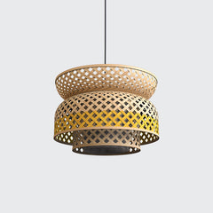 Lotus Pendant Lamp in yellow color