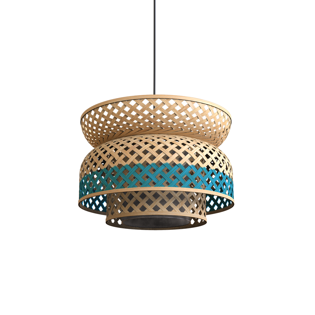 Lotus Pendant Light- Bamboo Handmade