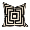 Maze Applique Cushion Cover