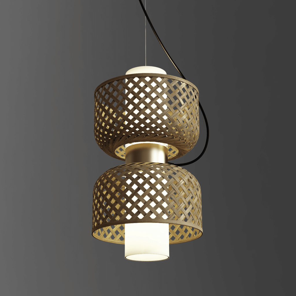 Metamorphosis Pendant Lamp H-008BB\ Wall light\ Ceiling light\ Wall hanging light\ Wall lamp\ Bedroom light\ Living room light\ Office light\ Bamboo lamp\ Brass finish