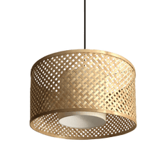 hanging lamp, its soft, dome-shaped shade mimics the natural curves of a mushroom