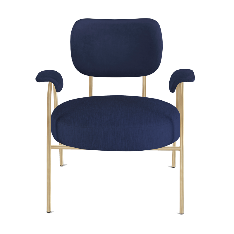 Shop Furniture \ Shop Chair \ Shop Seating \ Shop Dining chair \ Shop Office chair \ Shop Study Chair \ Blue chair \ Upholstered Seating \ Backrest chair