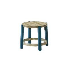 Shop Furniture \ Shop Stool \ Shop mini stool \ Shop Sustainable stool \ Shop Round Stool \ Kitchen stool \ Seating stool \ Blue stool