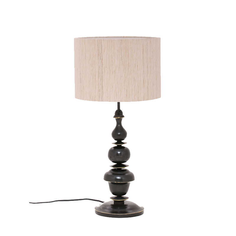 Kalash Table Lamp |  Brass Temple-Inspired Light