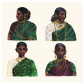 Women of Ceylon Set 1 - Indian Art Piece