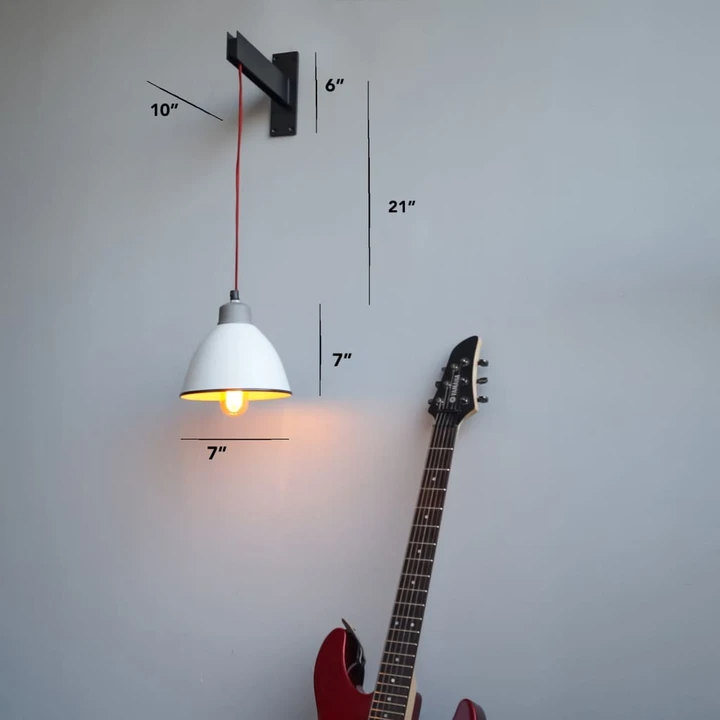 white hanging lamp for wall