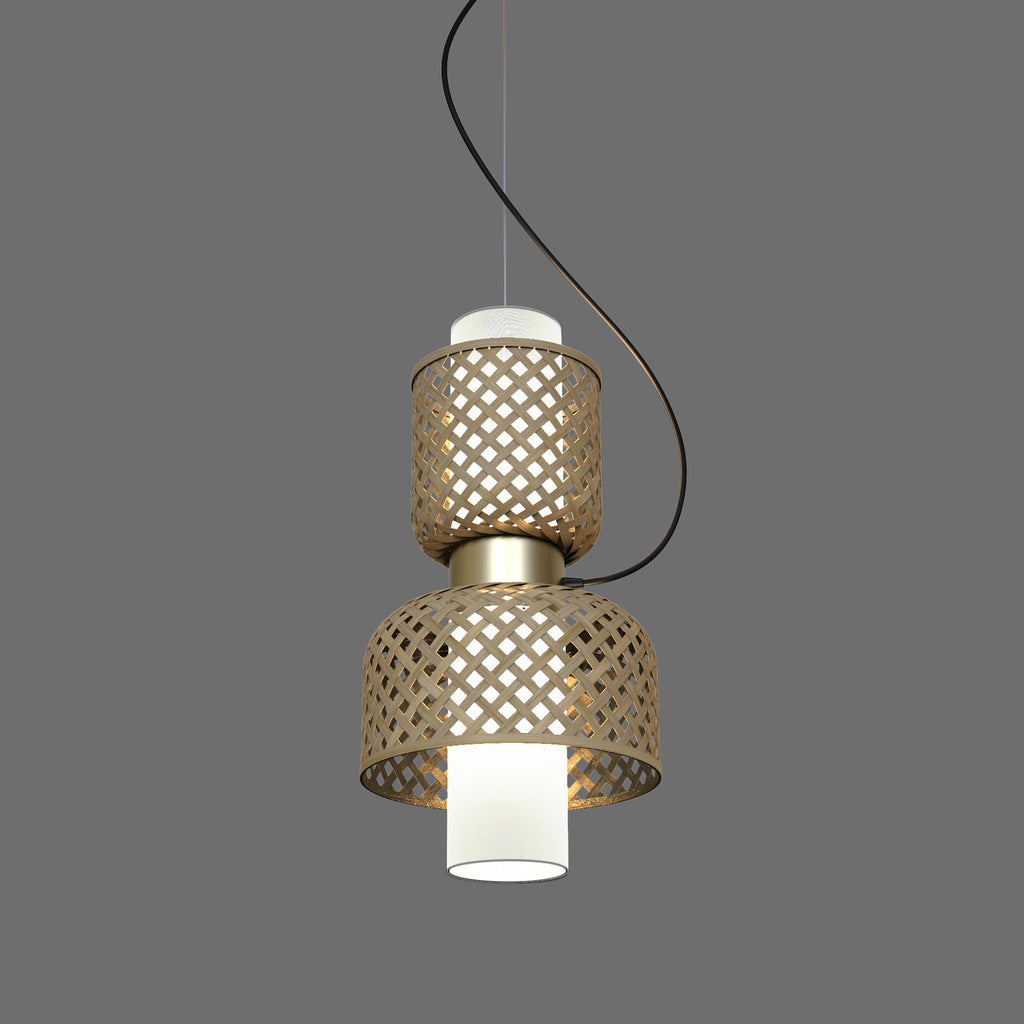 Metamorphosis Pendant Lamp H-016DB\ Wall light\ Ceiling light\ Wall hanging light\ Wall lamp\ Bedroom light\ Living room light\ Office light\ Bamboo lamp\ Brass finish