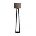 Oval Base Matte Black Floor Lamp