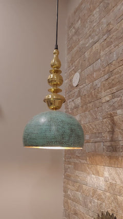 Kalash Pendant Hanging Lamp video showing modern lighting design