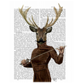 Fencing Deer Portrait
