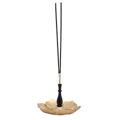 Incense Stick Holder made of brass and wood