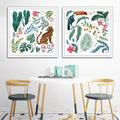 Jungle Love Set Wall Art Set