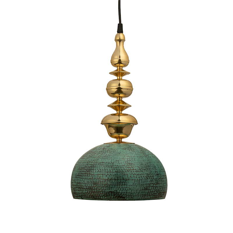 Kalash Copper Temple Pendant