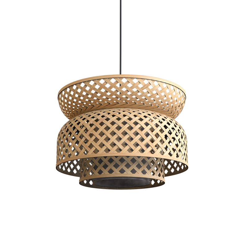 Lotus Pendant Light- Bamboo Handmade