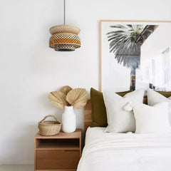 hanging handmade lamp in bedroom | pendant light Online at the living influence
