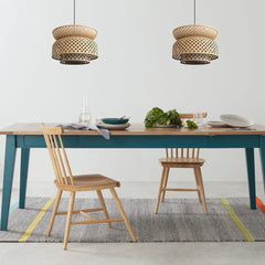 Over a dining table or kitchen island to enhance meals with soft, ambient lighting