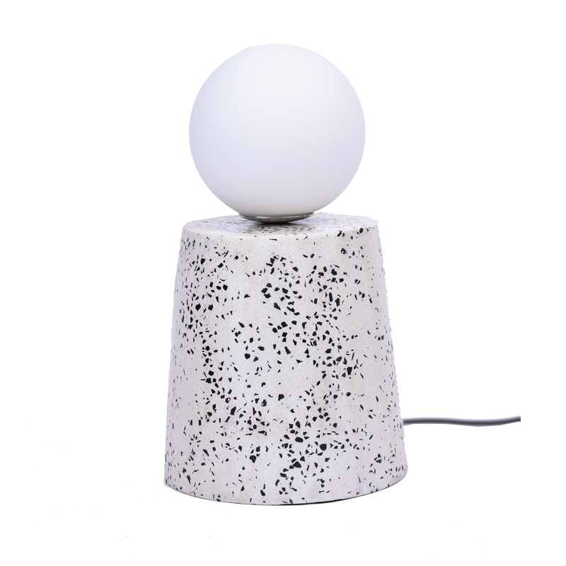 Shop Lighting \ Shop Lamp \ Shop Table Lamp \ Shop Bedside Lamp \ Indoor Light\ Shop Desk Lamp \ Shop Study Lamp\ Shop Bedroom Lamp \ Table Lamp\ White terrazzo Table Lamp