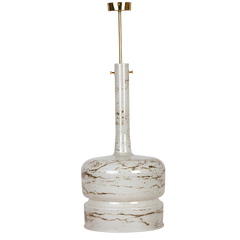 Carrara Marble Cylinder Pendant Lamp