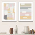 Pastel Wall Art Set Prints