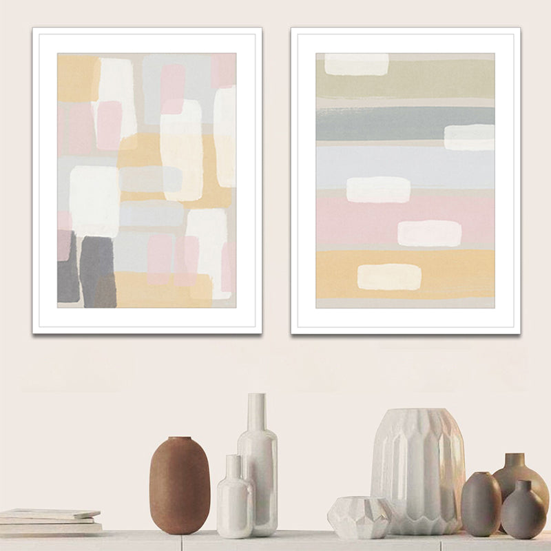 Pastel Wall Art Set | Soft Colour Home Decor Art Prints By Arte'venue ...