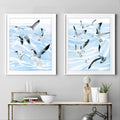 Seagull Soiree Wall Art Set