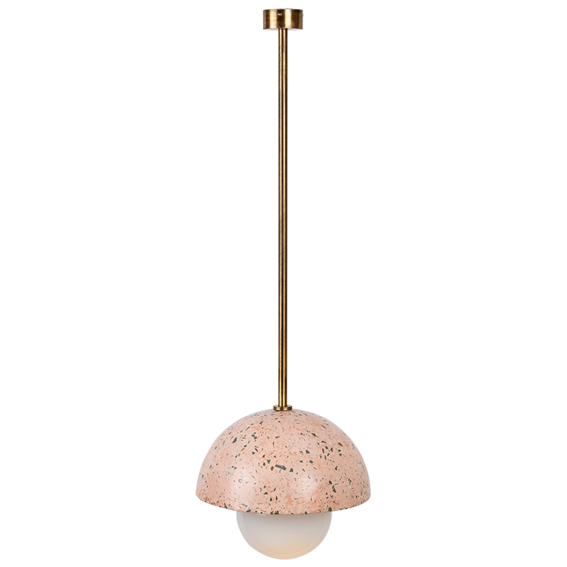 terrazo hanging lamp