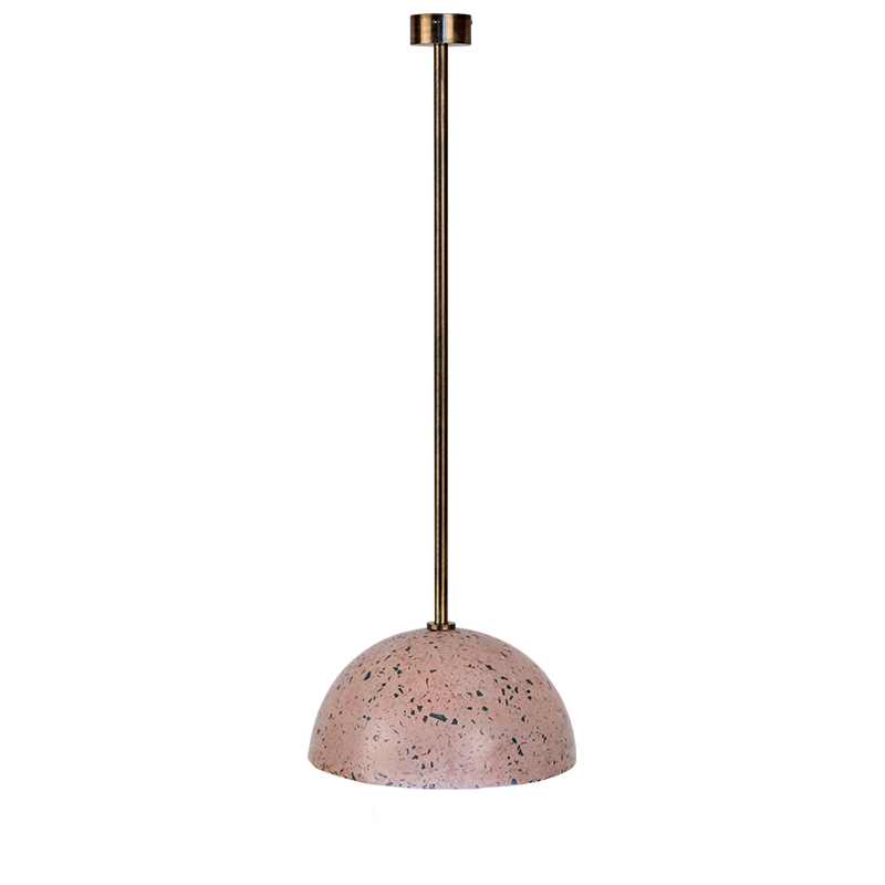 terrazo hanging lamp