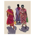 Women of Hampi - Indian Art Print